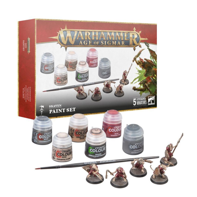 AoS Skaven   Paint Set RESERVA 10/08/2024