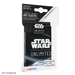 Unlimited Art Sleeves Card Back Black R 08/11/2024