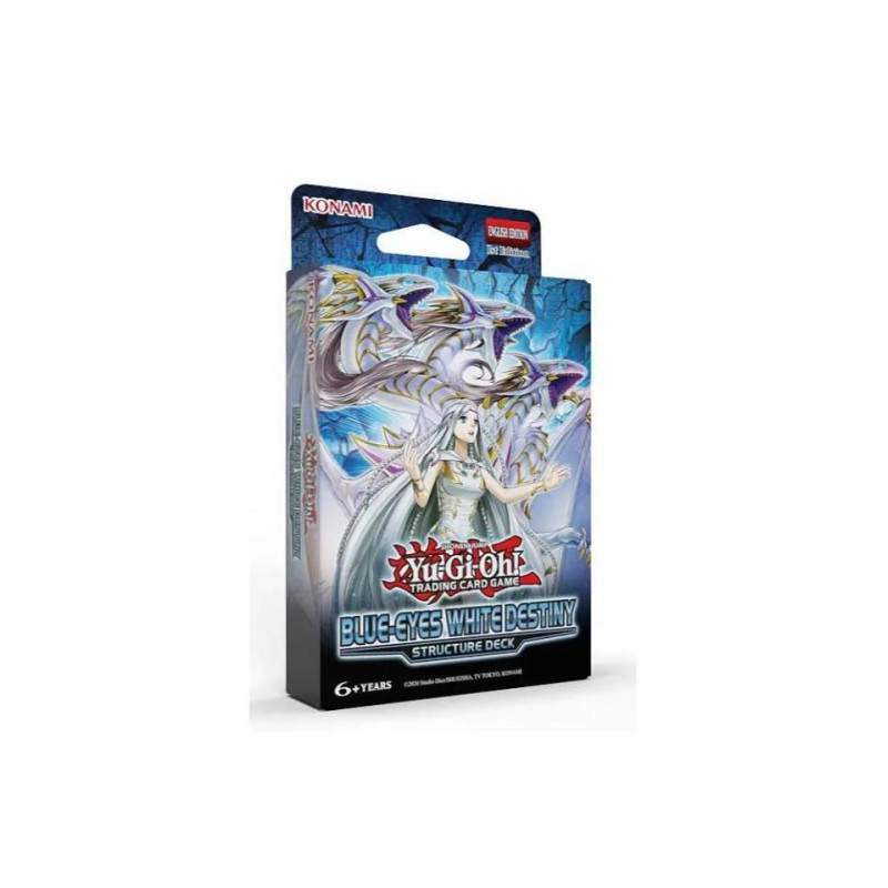 Destino blanco de ojos azules Baraja de estructura