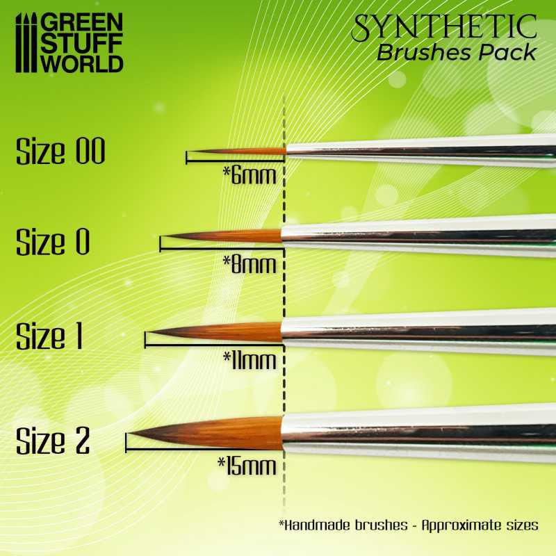 GREEN SERIES Set Pinceles Sinteticos