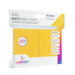 Pack Matte Prime Sleeves Yellow  100 