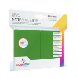 Pack Matte Prime Sleeves Green  100 