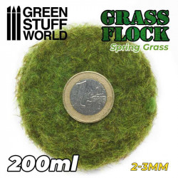Static Grass Flock 2-3mm - SPRING GRASS - 200 ml