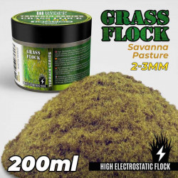Static Grass Flock 2-3mm - SAVANNA PASTURE - 200 m