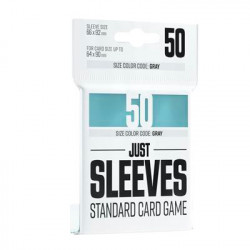 Just Sleeves Standard Card Game Clear  50 
